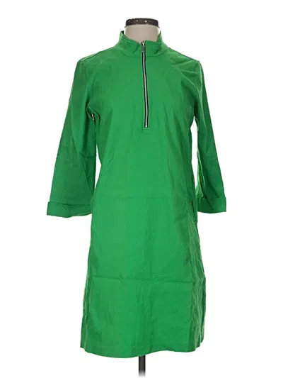 Pre-owned Scapa Lauren Perre Casual Dress In Green