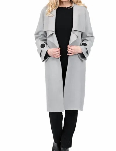 Scapa Lauren Perre Trench Coat In Grey In Gray