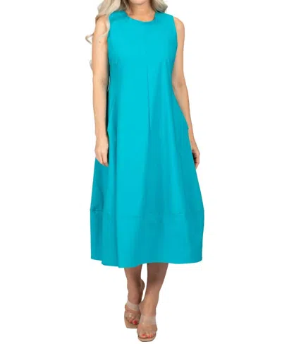 Scapa Signature Midi Dress In Aqua