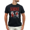 Scarface The World Will Remember Him Silhouette  Graphic T-shirt In Black