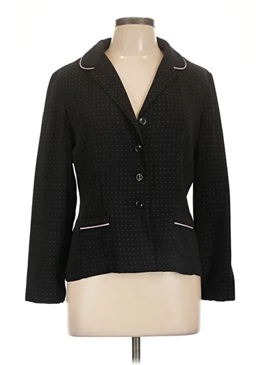 Pre-owned Scarlett 3/4 Sleeve Top Black Collared Neckline Tops