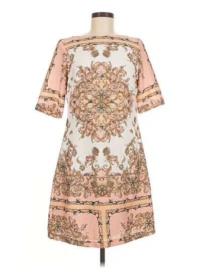 Pre-owned Scarlett Casual Dress In Brown