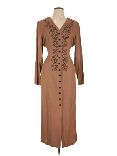 Pre-owned Scarlett Casual Dress In Brown