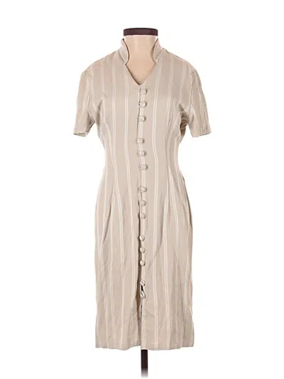 Pre-owned Scarlett Casual Dress In Tan