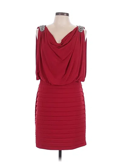 Pre-owned Scarlett Cocktail Dress In Burgundy