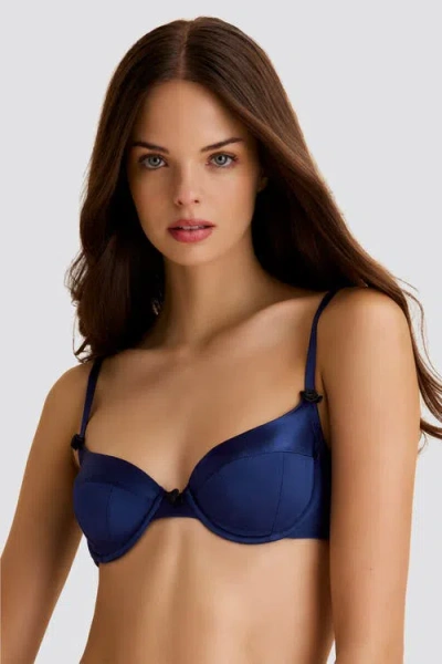 Scarlett Gasque Plunge Tallulah Bra In Blue