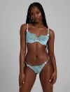 Scarlett Gasque Scarlett Wired Bra In Blue