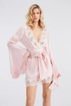 Scarlett Gasque The Darling Robe In Pink
