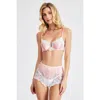 Scarlett Gasque The Strawberry Shortcake Underwired Bra In Pink