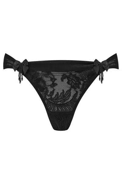 Scarlett Gasque Women's Black Dorothy Thong