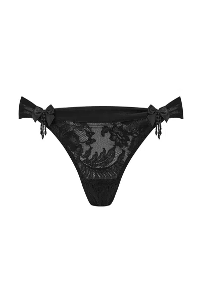 Scarlett Gasque Women's Black Dorothy Thong