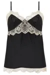 Scarlett Gasque Women's Black Marilyn Pyjama Top In Black