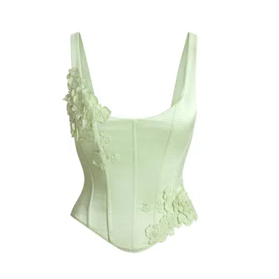 Scarlett Gasque Women's Green Evelyn Corset