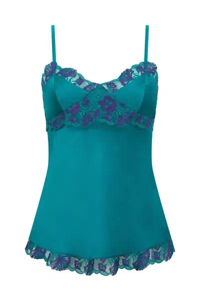 Scarlett Gasque Women's Green The Enchanted Teal Marilyn Camisole