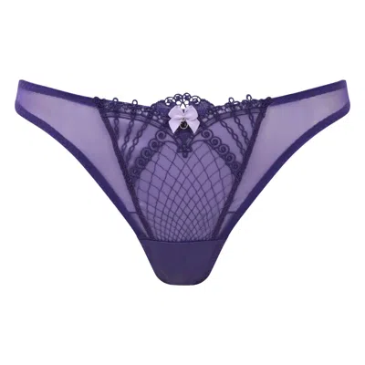 Scarlett Gasque The Forget-me-not Knicker In Purple