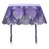 Scarlett Gasque The Forget-me-not Suspender In Pink/purple