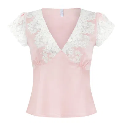 Scarlett Gasque Women's Pink / Purple The Jayne Top In Pink/purple