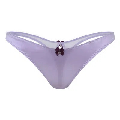 Scarlett Gasque Women's Pink / Purple The Wisteria Silk Knicker In Pink/purple
