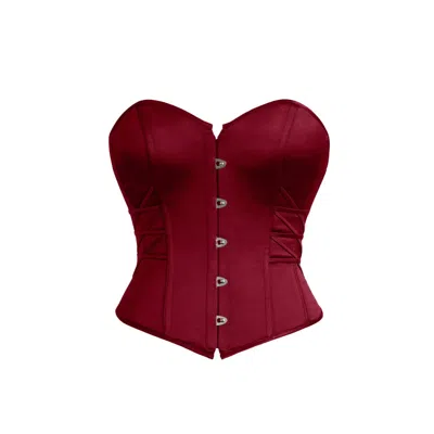 Scarlett Gasque Women's Red  Cindy Corset In Burgundy