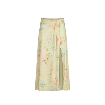 Scarlett Gasque Women's Sonnet Wrap Skirt In Brown