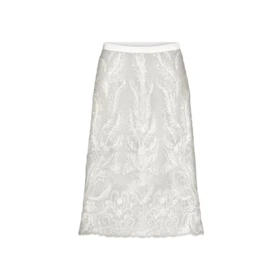 Scarlett Gasque Women's White Bianca Skirt