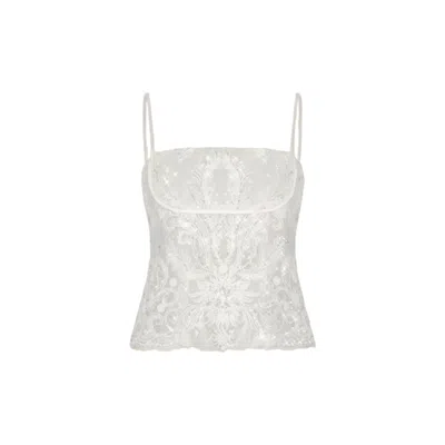 Scarlett Gasque Women's White Bianca Top