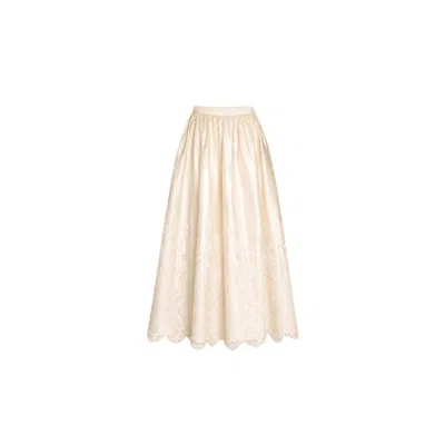 Scarlett Gasque Women's White Fiorella Skirt