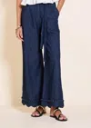 Scarlett Poppies Denny Trouser In Dark Denim In Blue