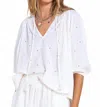 Scarlett Poppies Esme Top In Vanilla In White