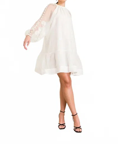 Scarlett Poppies Gustava Dress In Antique White In Neutral