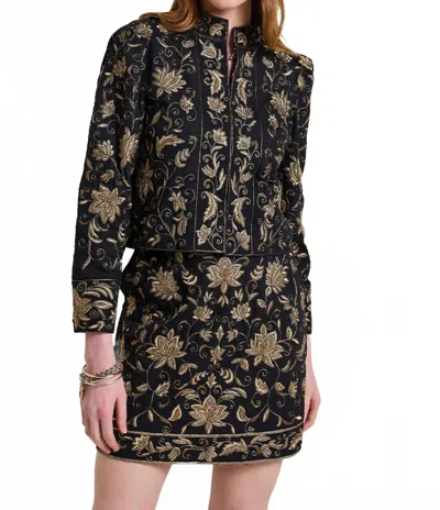 Scarlett Poppies Ivanna Jacket In Black In Multi