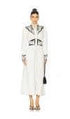 Scarlett Poppies Mariposa Long Dress In Ivory