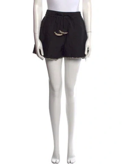 Pre-owned Scarlett Poppies Mini Shorts In Black
