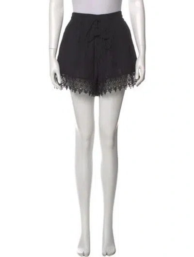 Pre-owned Scarlett Poppies Mini Shorts In Black