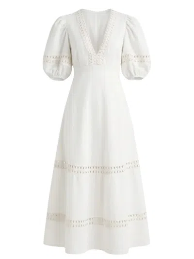 Scarlett Poppies Odessa Dress In White