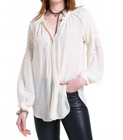 Scarlett Poppies Prairie Long Sleeve Top In White