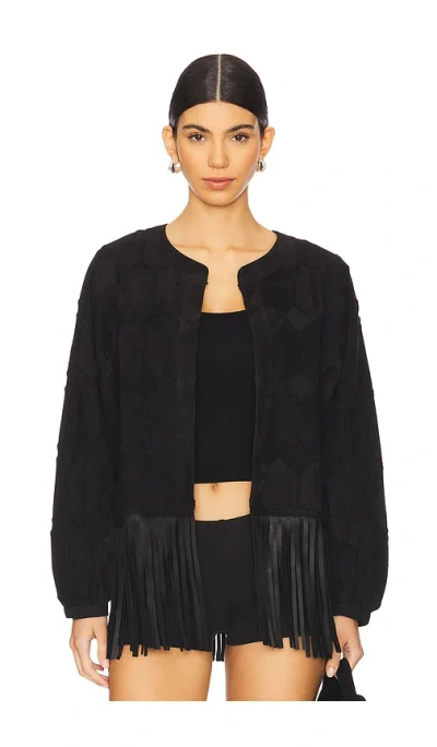 Scarlett Poppies Shakuntala Jacket In Onyx Black