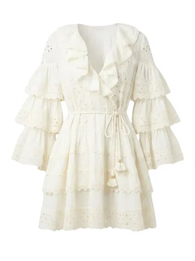 Scarlett Poppies Soledad Dress In White