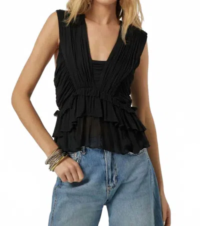 Scarlett Poppies Thiago Top In Onyx Black