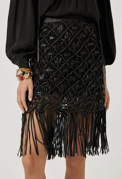 Scarlett Poppies Wiwi Mini Skirt In Black