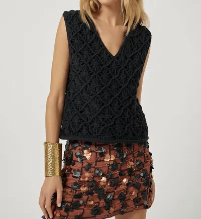 Scarlett Poppies Wiwino Sleeveless Top In Black