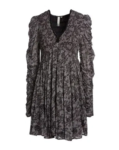 Scarlett Poppies Woman Mini Dress Black Size M Viscose