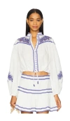 Scarlett Poppies Zilleno Top In Simply White
