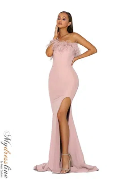 Pre-owned Scarlett Portia &  Ps2026 Evening Dress Lowest Price Guarantee Authentic In Nude