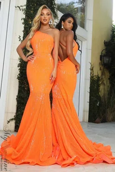 Pre-owned Scarlett Portia &  Ps22349 Evening Dress Lowest Price Guarantee Authentic In Emerald