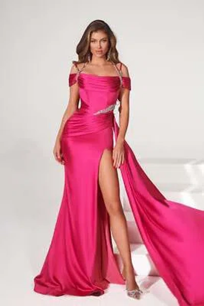 Pre-owned Scarlett Portia &  Ps23046 Evening Dress Lowest Price Guarantee Authentic In Black