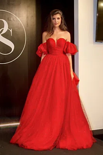 Pre-owned Scarlett Portia &  Ps24066 Evening Dress Lowest Price Guarantee Authentic In Lilac