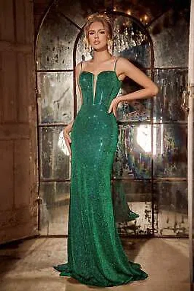 Pre-owned Scarlett Portia &  Ps24178 Evening Dress Lowest Price Guarantee Authentic In Red