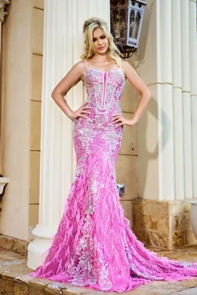 Pre-owned Scarlett Portia &  Ps24254 Evening Dress Lowest Price Guarantee Authentic In Pkm