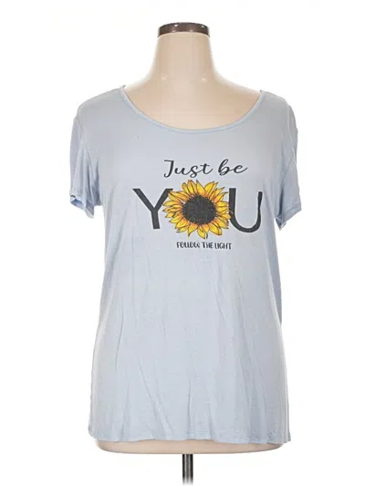 Pre-owned Scarlett Short Sleeve T-shirt In Blue